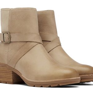Sorel Cate Leather Buckle Bootie